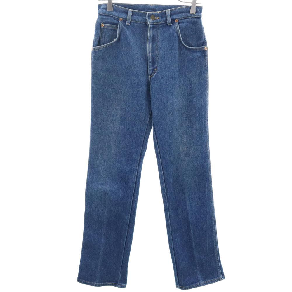 Lee 80s USA made 42 Talon Vintage Straight denim pants Wash blue jeans Women Used