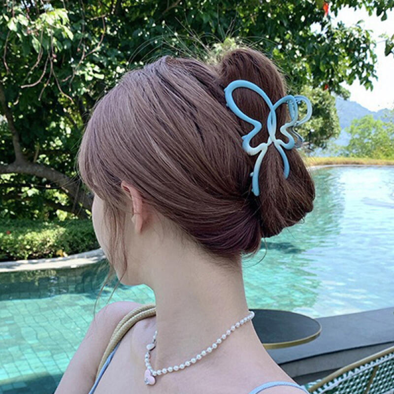 Sipice Unique Butterfly Lovely Butterfly Hair Clip pink