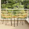 VidaXL 3-Piece Garden Dining Set, Dining Chairs with Armrests, Furniture Set with Table, Furniture of 3157829