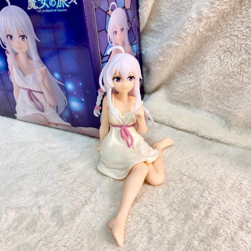 Anime Majo No Tabitabi Elaina Figure Nightdress Ver PVC Action Figure Model Toy