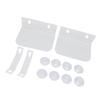 Window Plant Shelves with Suction Cups Support Brackets Square Acrylic Window Sill Extender for Succulents