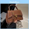 Stylish Pu Leather Shoulder Bag 2024 New Winter Fashion Urban Simple Small Crossbody Bag