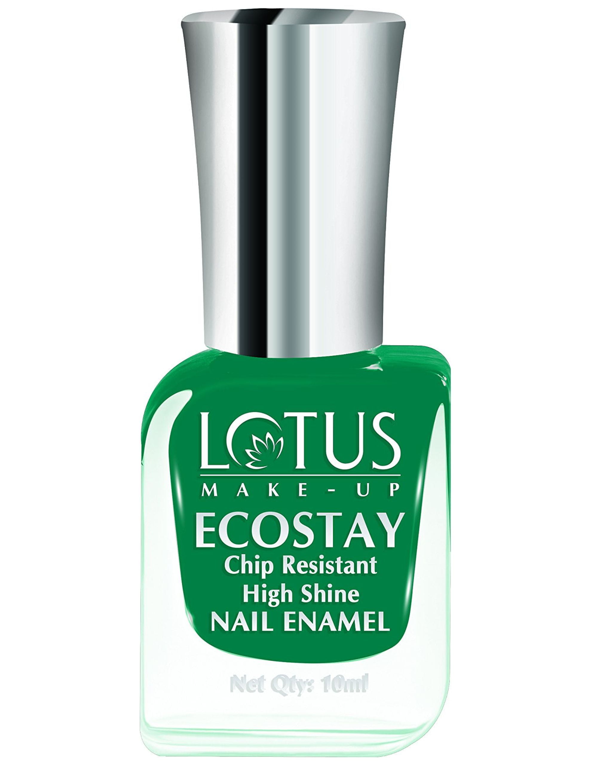 

Lotus Herbals Ecostay Fantasy Nail Enamel, Jade Green, 10g