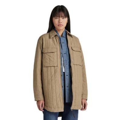 Quilted Zipped Overshirt