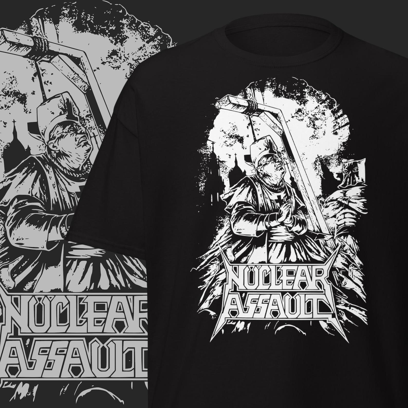 Nuclear Assault T-Shirt – Vintage Thrash Metal Band Merch for Old School Metalheads XL