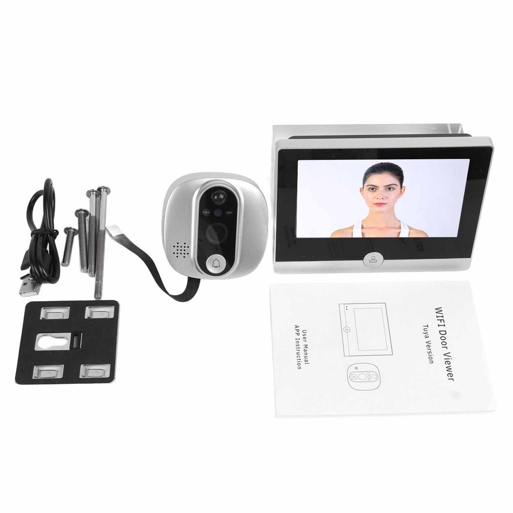 Peephole Camera Intelligent Wireless Wifi Video Two Way Talk Digital Door Viewer for Home Security