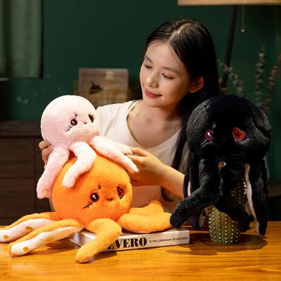 Pirate Octopus Plush Toy Lovely Soft Stuffed Ocean Animal Doll Throw Pillow Funny Companion Gift 24/30cm
