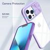 Luxury Slide Camera Lens Protection Case For iPhone 15 14 13 12 11 Pro Max X XS XR 7 8 Plus SE3 Bumper Shockproof Clear Cover