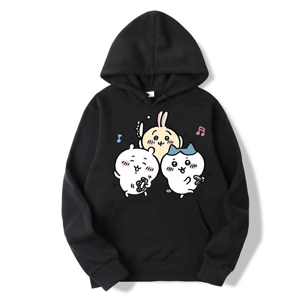 

2024 New Sanrio Classic Boy Cartoon Cute Animation Anime New Printed Sweater Hooded Long Sleeve Top New Loose Pullover Clothes 3XL