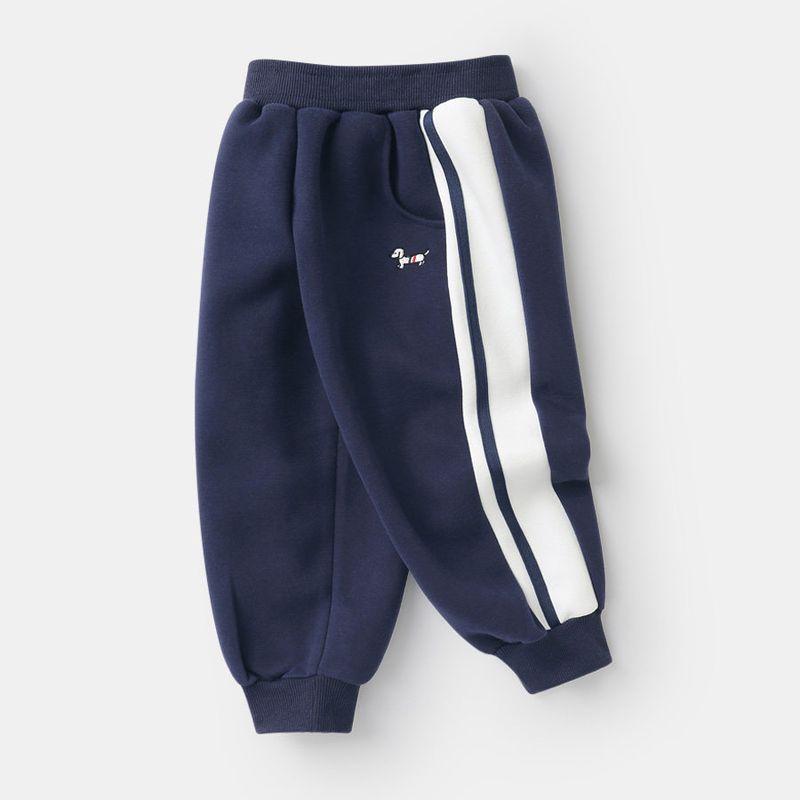 Right European Style Boys  Long Pants, Spring Outdoor, 2025 Spring New Children s Clothing, Spring Wear, Children s Long Trousers Navy blue 140