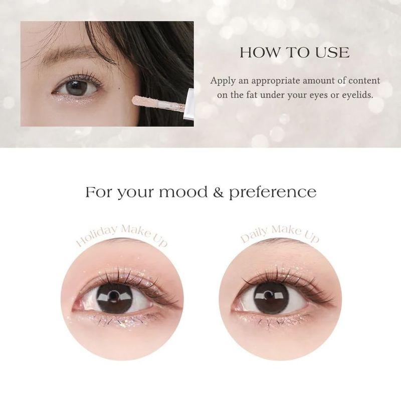 Dear.A - Vegan Glitter Eyeshadow - 3 Colors