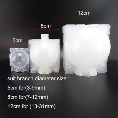 5/8/12cm Bitki Köklendirme Ekipmanı Yüksek Basınçlı Yayılım Topu Aşı Kutusu Bahçe Aşı Kutusu Fidanı D4 İçin Yetiştirme Kutusu