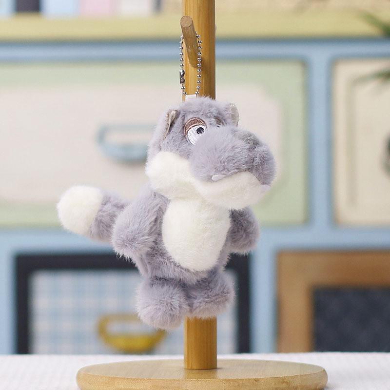 Plush Wolf Keychain With Polyester Fiber Filling For Kids And Adults