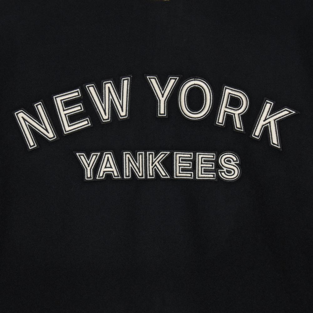 New MLB New York Yankees Varsity New York Yankees Jackets Coats Unisex Black 3AJKV0144-50BKS