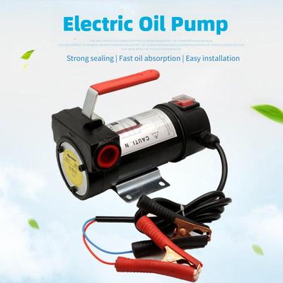 Kleine Handbediende Dieselpomp 12V/24V Draagbare Elektrische Oliepomp Hoge Vermogen Zelfaanzuigende Brandstofpomp