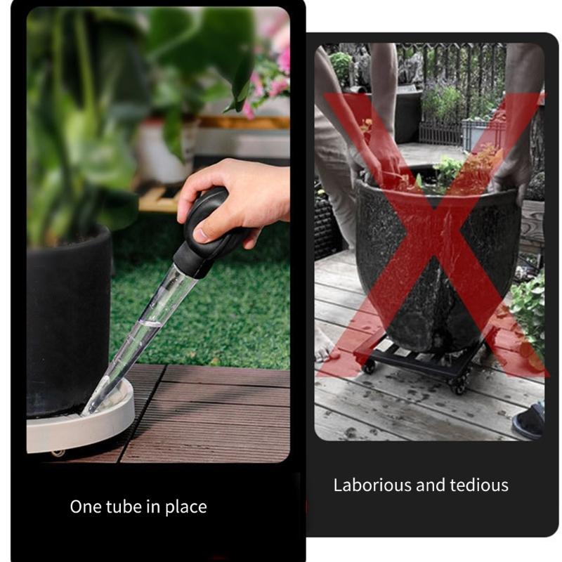 Large Capacity Pipette for Garden Use Flower Pots Tray Water Absorber Plant Saucers Absorber Pump Planter Remover
