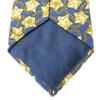 Used CHANEL tie COCO Mark Star Chain silk Navy gold suit