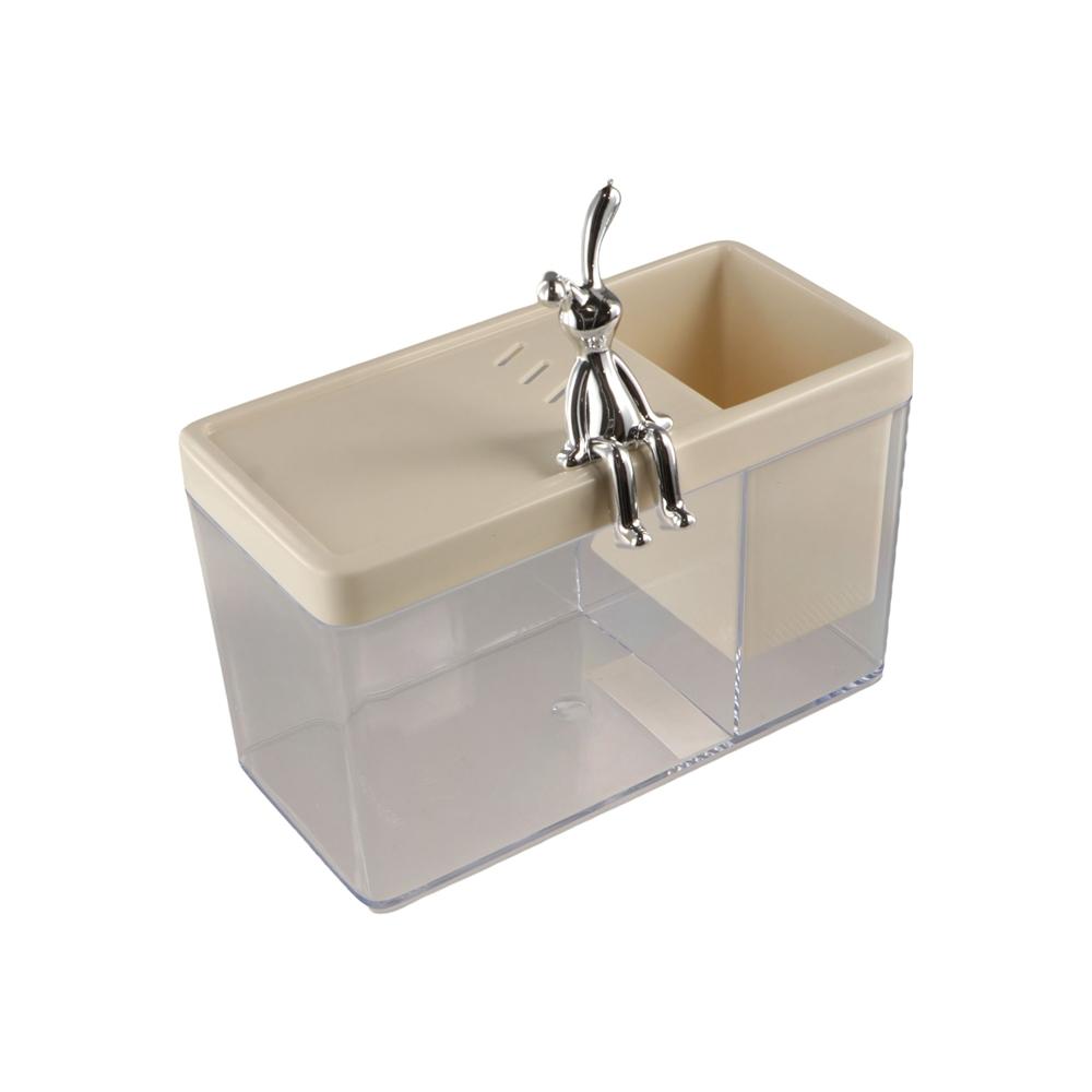 Amphibisches Ökologisches Becken aus Kunststoff Transparentes Aquarium Heimdekoration Aquarium Zuhause