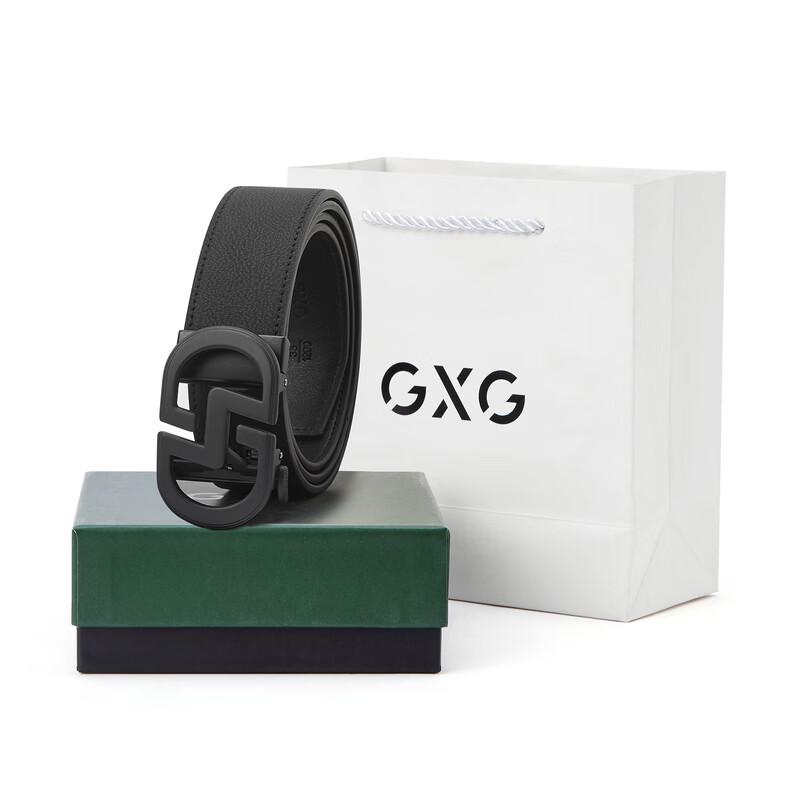 GXG Men's Business Casual Automatic Buckle Leather Belt