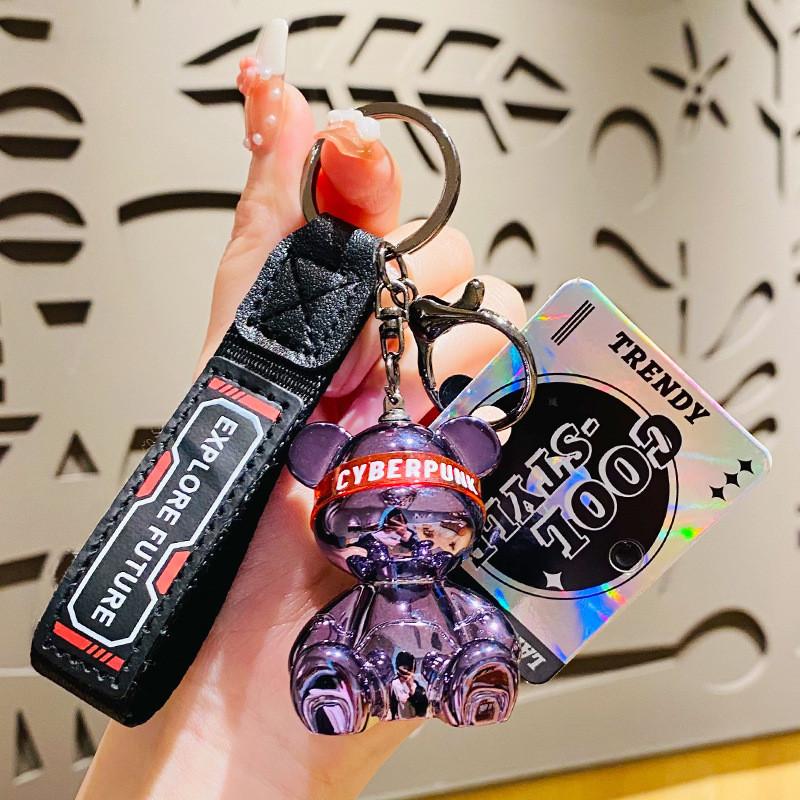 Bear Keychain Fashionable Durable Resin Accessory For Cars Bags And