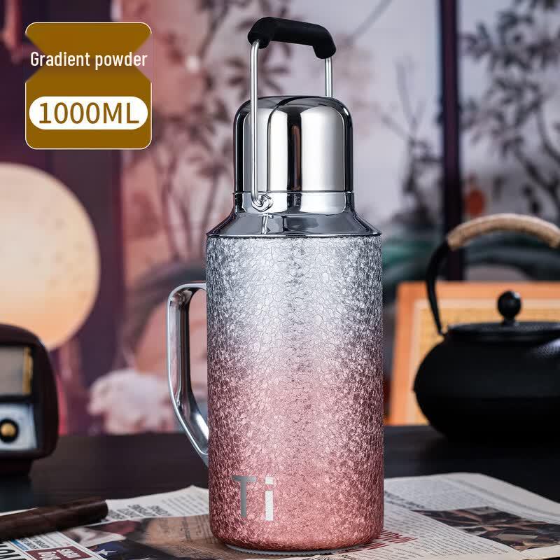 OLOEY Retro Titanium Insulated Tea Brewer Mug