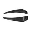 2PCS Coche Lado Aleta Barro Salida de Aire Molduras Cubiertas Izquierda Derecha Goma Negro Decoración Universal