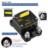 30A 40A 50A 60A 80A 100A 150A 200A 250A 300A Circuit Breaker Car Boat Auto Manual Reset Waterproof 12V-48V