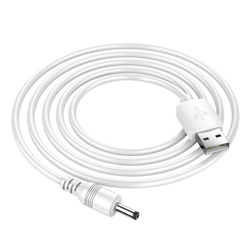 0.5/1/1.5M USB To DC3.5x1.35mm Connector Charging Cable for Electric Toothbrush Speaker Mini Fan