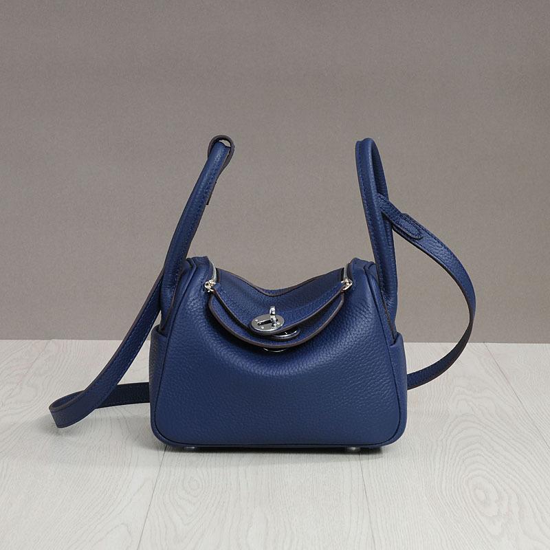 Módní taška Nová taška na léky Taška Lindi Vysoce kvalitní Vrchní vrstva Hovězí kůže Kabelka přes rameno Pravá kůže Dámská taška Explozivní