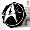 Star Trek Regenschirm   Süßer Regenschirm mit süßem Design, Tragbarer 3-fach kompakter Regenschirm für Männer & Frauen, S372