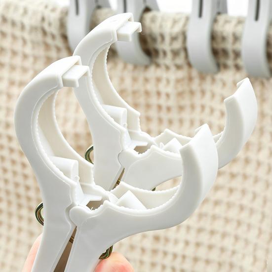 Yousheng 5Pcs Plastic Clothes Pins Windproof Strong Grip Clothes Pegs Heavy Duty Sheets Towels Laundry Clothing Drying Clothespin