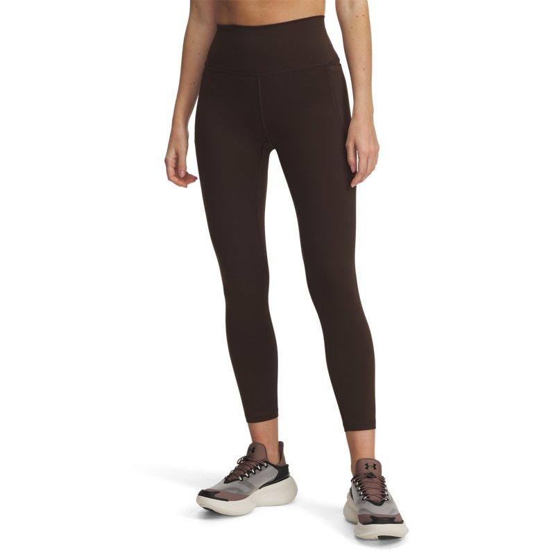 Under Armour Meridian Simple Comfortable Solid Color High Waist Nine-Point Pants Yoga Long Pants Women bottoms 1382525-246
