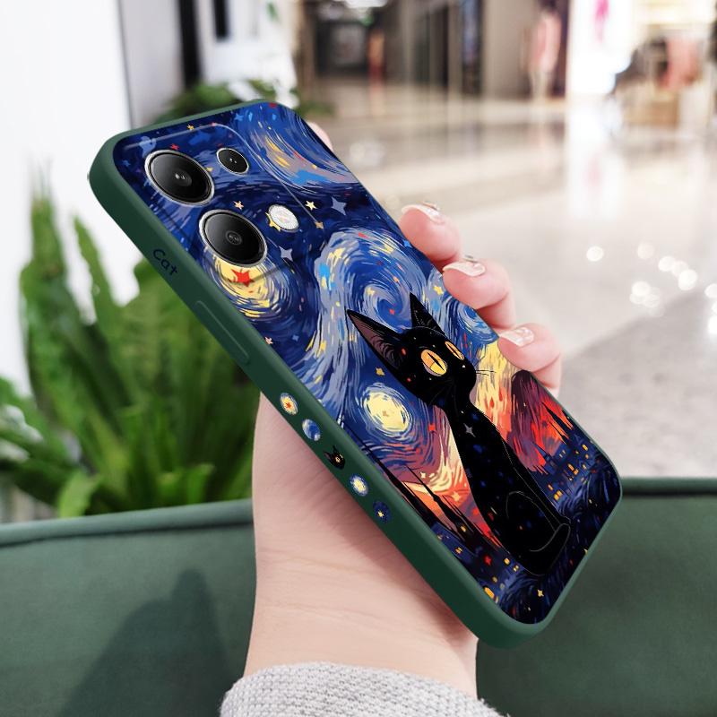 Star Cat Phone Case For Xiaomi Redmi Note 15 Pro Plus 4G 5G Silicone Cover