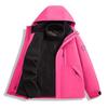Mens Womens 3-in-1 Waterproof Windproof Hiking Jacket With Fleece Liner Outdoor Trekking Camping Winter
