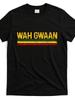 Wah-gwaan-jamaican-pride-reggae-music-rastafari-rasta-t-shirt Same Style for Men and Women 2025 Summer Short-sleeved Pri