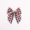 Plaid Bow Hair Clip - Festive Christmas Party Accessory