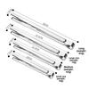 1Pcs 410 Stainless Steel Grill Tongs Non-Slip S/M/L/XL Food Clip Lengthened Multifunctional BBQ Steak Clip Cooking Utensils
