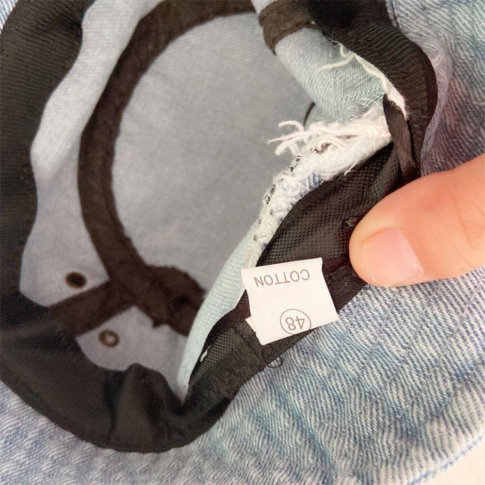 Cowboy Children Sun Visor Hat Korean Style Basin Hat Foldable Kids Bucket Cap  Camping