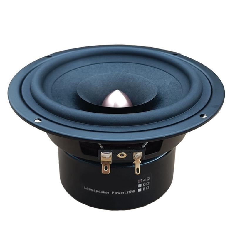

High Sensitivity 5.25Inch Midrange Speakers Deeply Bass Sound Car Music Speakers for Music and Movie Enthusiasts