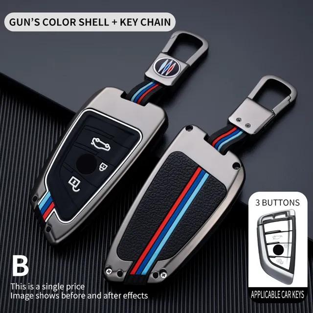 Kryt pouzdra na klíče ze slitiny zinku pro BMW X1 X3 X4 X5 X7 X8 520d 525i 530i 630i 730Li 740Li M750Li 840i M850i 30i 40i 45e