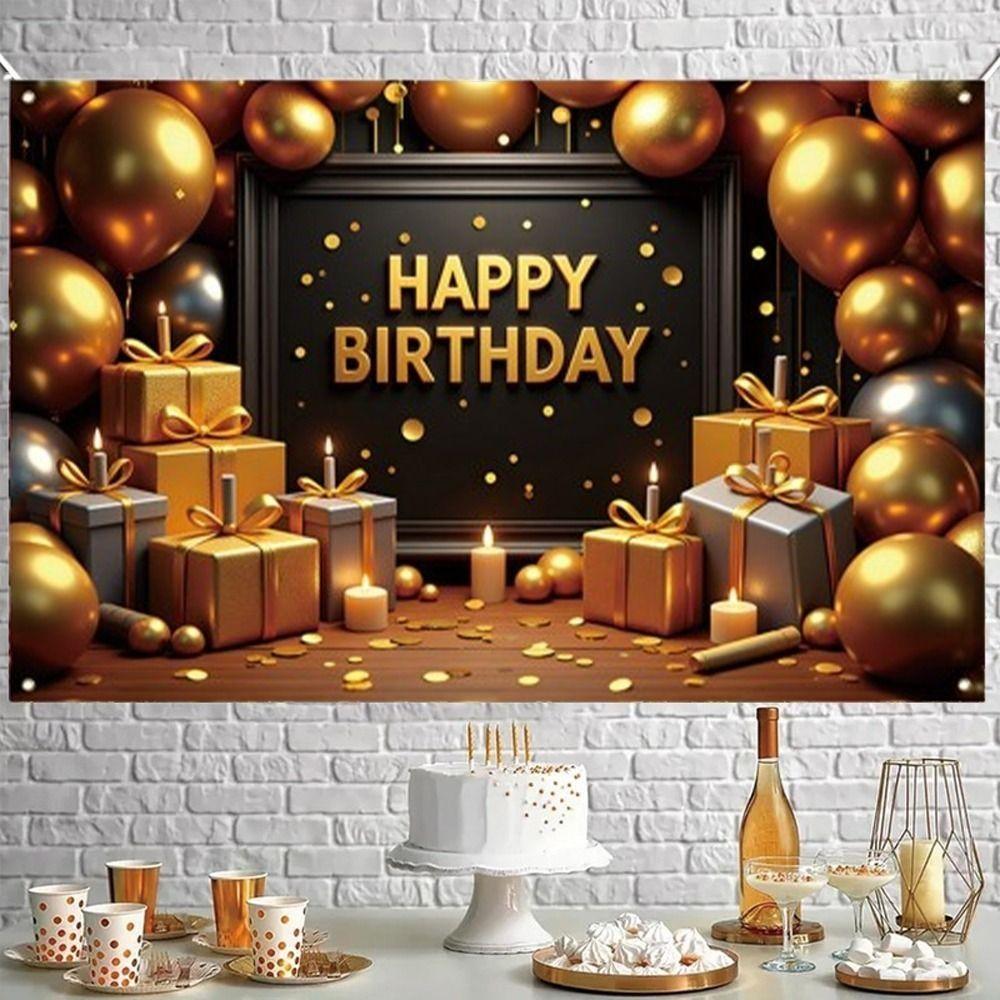 Polyester Birthday Party Background Celebrate Photography Backdrops  Adults Kids