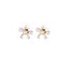 Luxury Photosensitive Metal Flower Earrings - Unique European & American Style Statement Studs