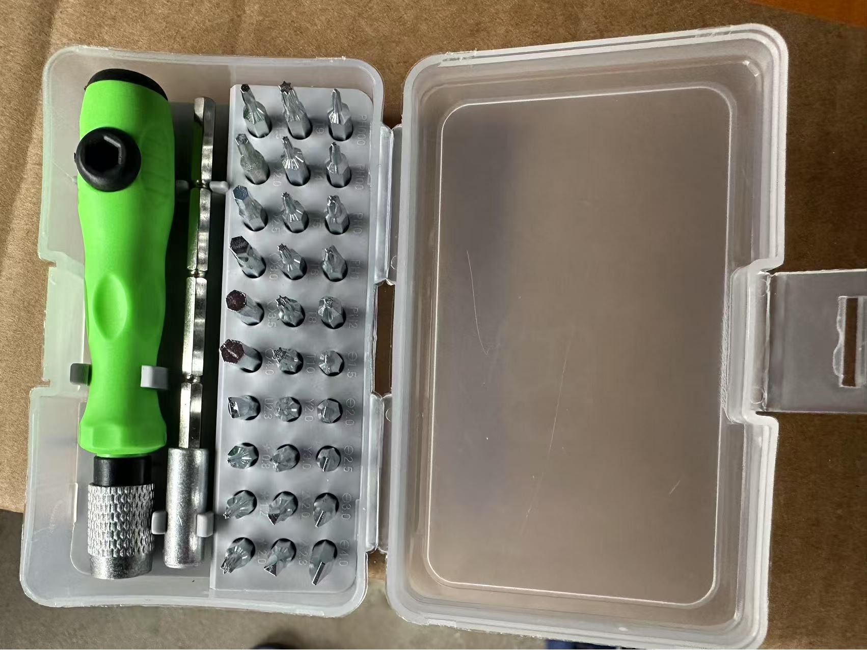 32-in-1 Multi-Bit Screwdriver Set for Electronics & Telecommunications