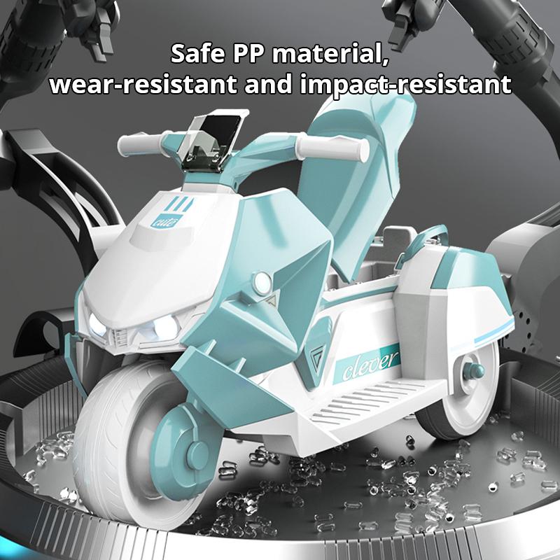 Children Electric Motorcycle Kids Tricycle 1-8 Years Old Male and Female Baby Charging Remote Control Toy Car Can Ride On