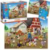 Puzzle Wimmel "Psi Patrol - Na Farmie" 60 Elementów Karty Z Pytaniami 200452
