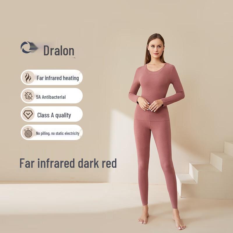 Mu Qingqing Women s German Velvet Far-Infrared Thermal Underwear Set S-XXXL