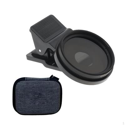37mm CPL Phone Camera Lens/ Circular Polarizer Lens Filter/ Lightweight for Most Mobilephone/