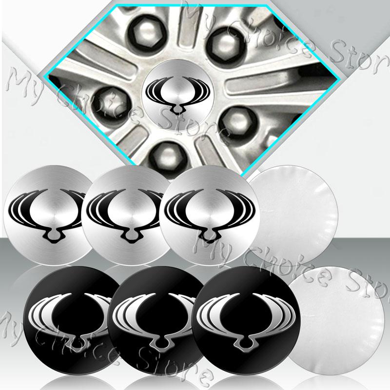 4Pcs 56mm Aluminum Car Styling Wheel Center Hub Caps Sticker For Ssangyong Korando Rexton 2 Tivolan Kyron Actyon Accessories
