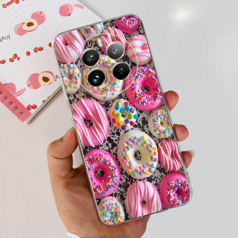 For Realme 12 Pro Plus Case Popular Flower Astronaut Soft Clear Silicone Phone Cover on Realme 12 Pro 5G 2024 Funda RMX3842 Case