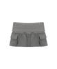 Sailpeulei Folded Knit Skirt Shorts / Charcoal